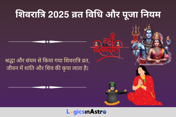 शिवरात्रि 2025 व्रत विधि और पूजा नियम