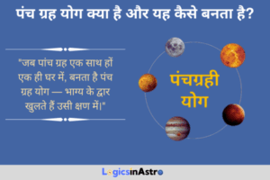 Read more about the article पंच ग्रह योग क्या है और यह कैसे बनता है? जानें इसके शुभ प्रभाव और ज्योतिषीय महत्व