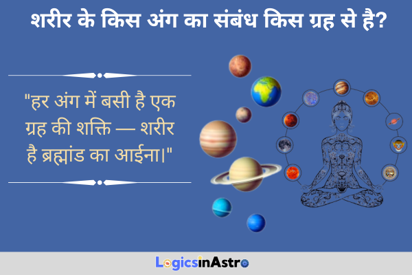 शरीर के किस अंग का संबंध किस ग्रह से है