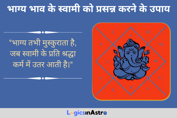 भाग्य भाव के स्वामी को प्रसन्न करने के उपाय: जानें भाग्य वृद्धि और सफलता के सरल ज्योतिषीय उपाय