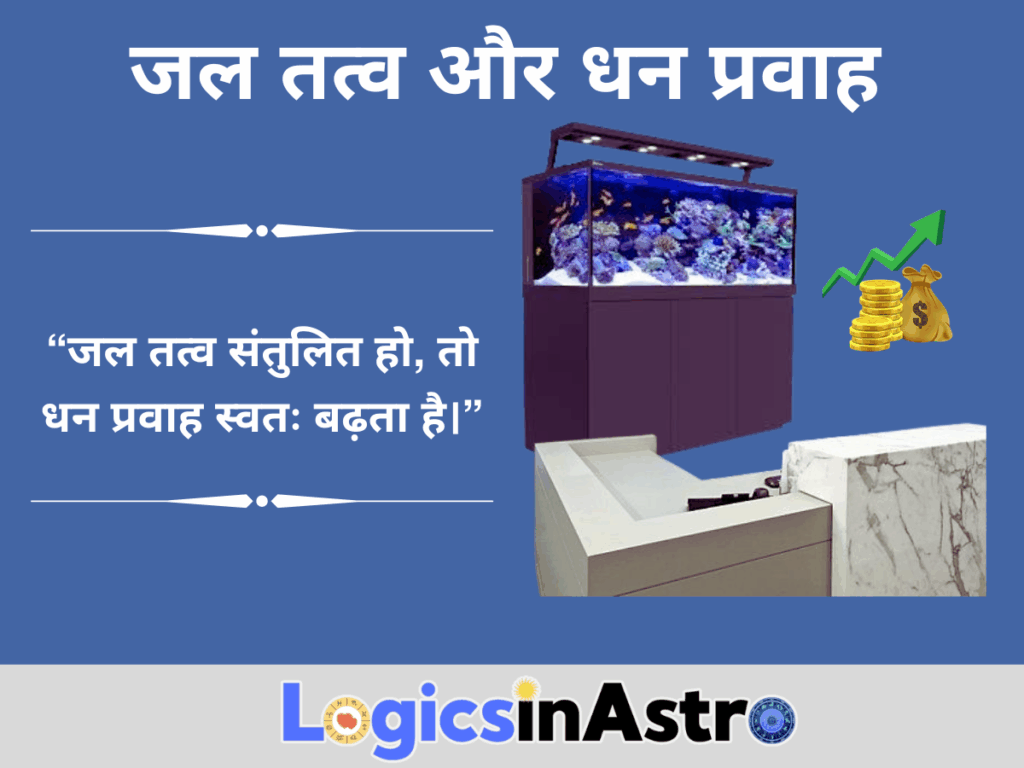 जल तत्व और धन प्रवाह