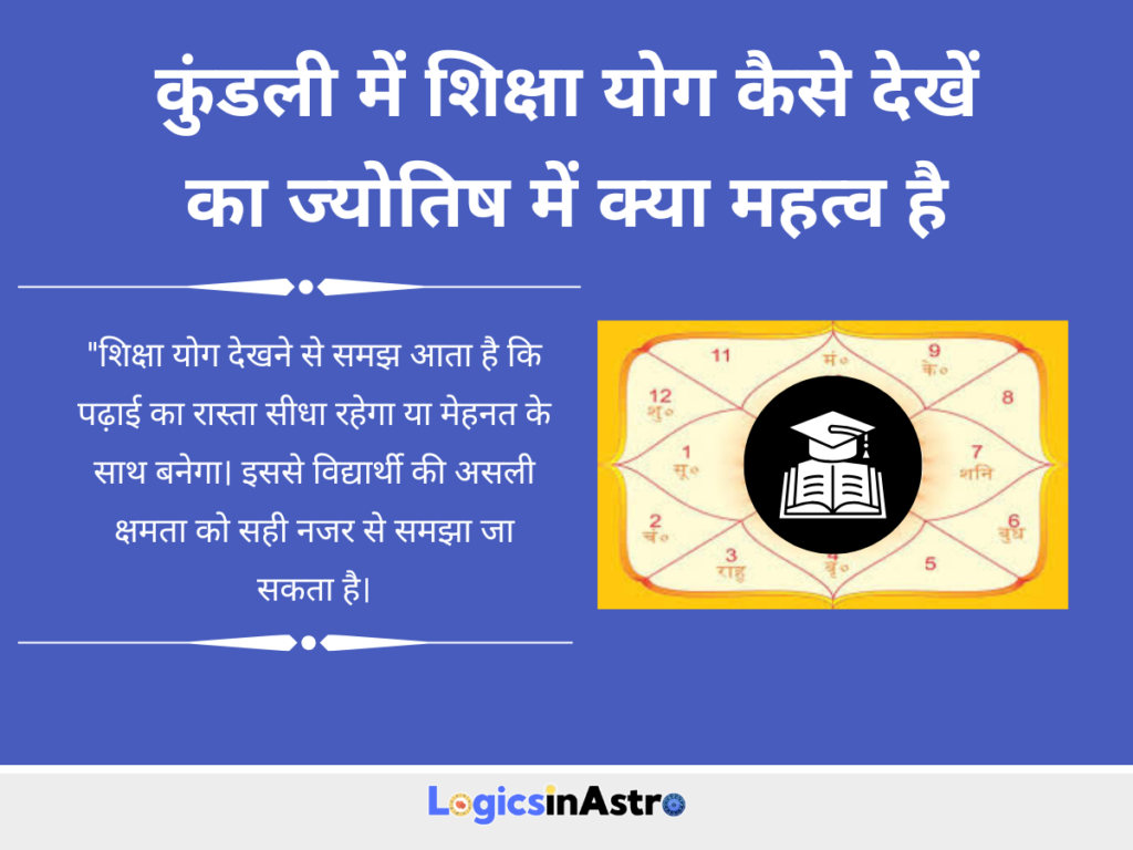 कुंडली में शिक्षा योग कैसे देखें का ज्योतिष में क्या महत्व है